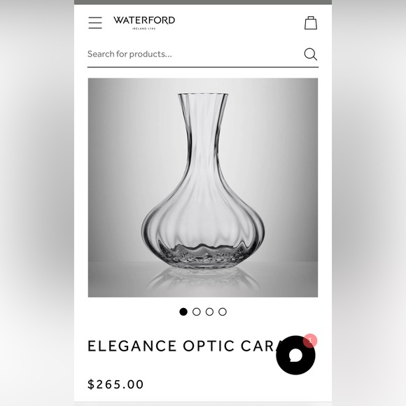 Waterford optic carafe crystal NIB - Picture 3 of 7